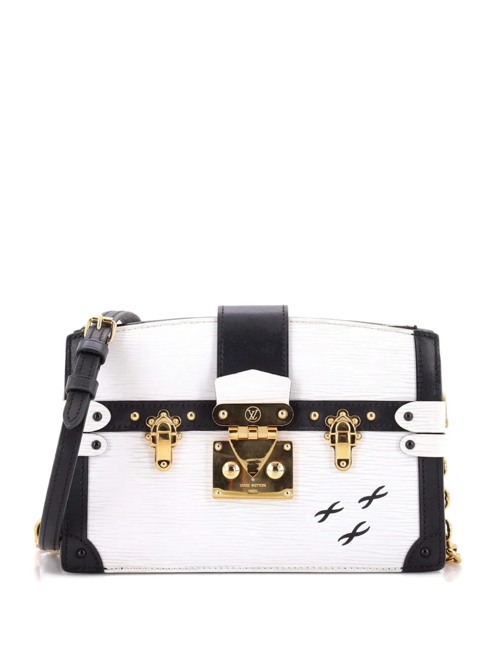 Louis Vuitton Pre-Owned Trunk Clutch Epi Leather crossbody bag - Bianco