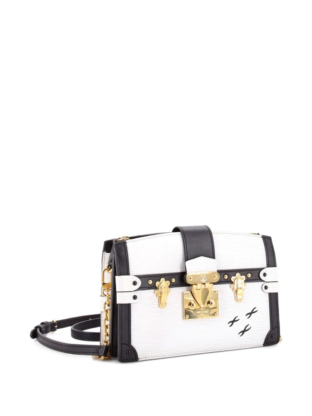 Trunk Clutch Epi Leather Crossbody Bag