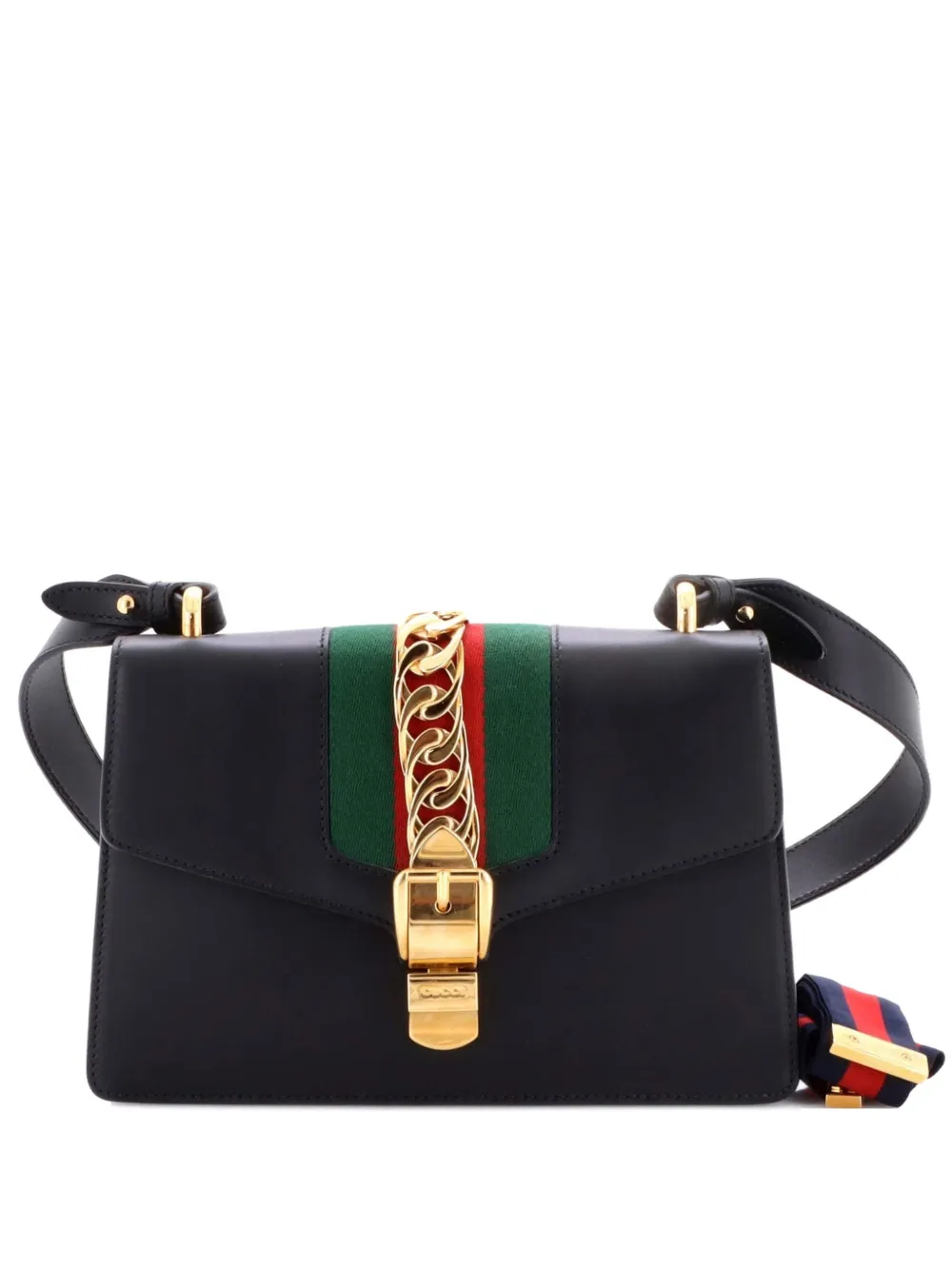 Gucci Pre-Owned Sylvie Leather Small shoulder bag - Nero