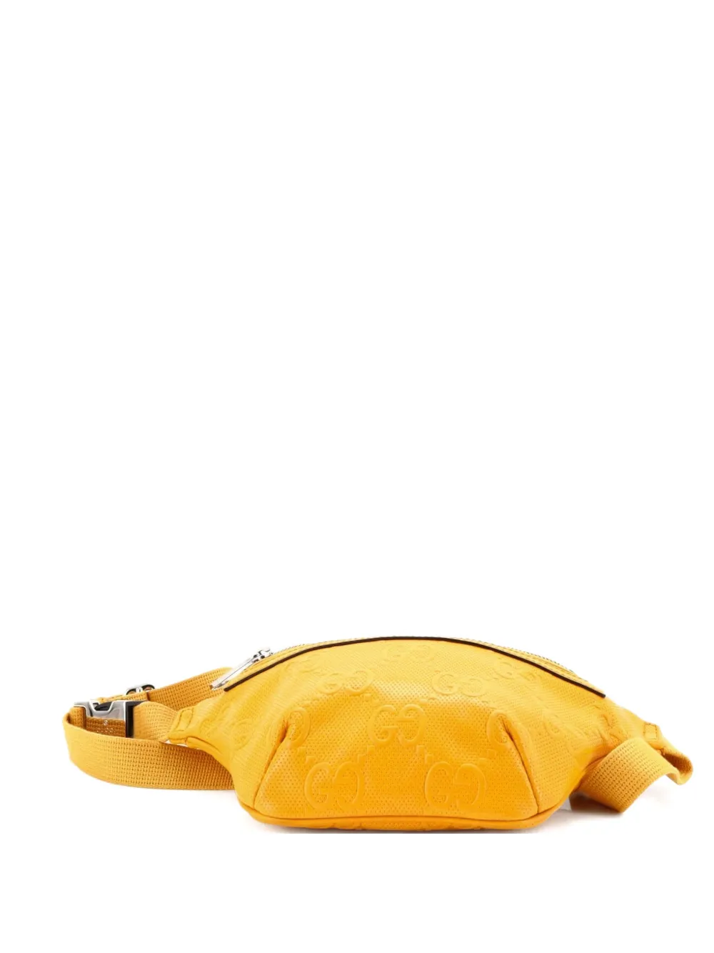 Gucci Pre-Owned GG Embossed Perforated Leather Small belt bag - Arancione