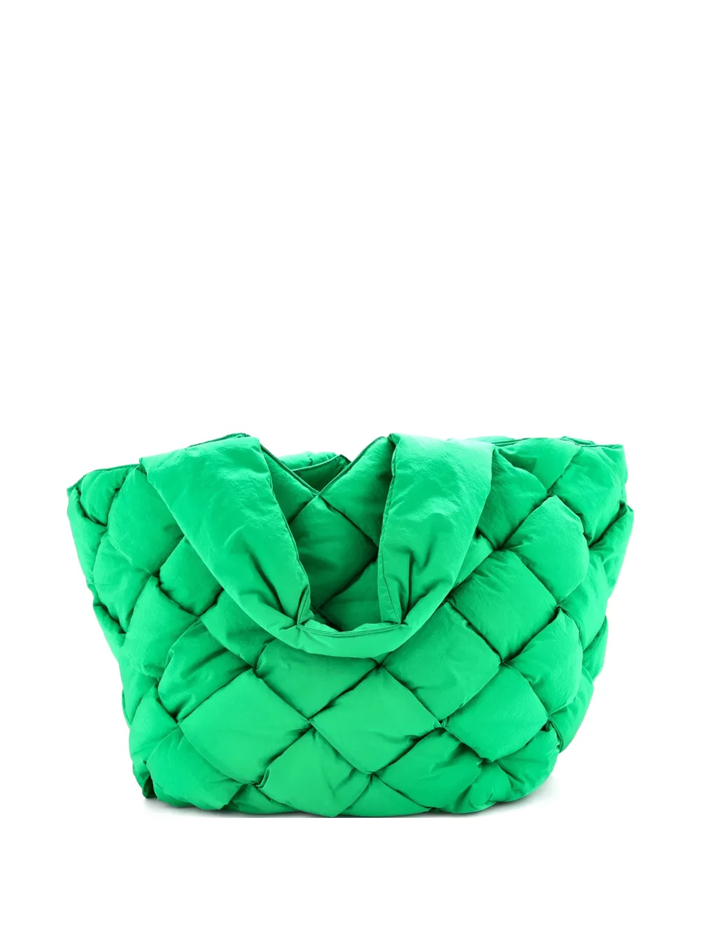 Bottega Veneta Pre-Owned Cassette Paper Intrecciato Nylon Large tote bag - Verde