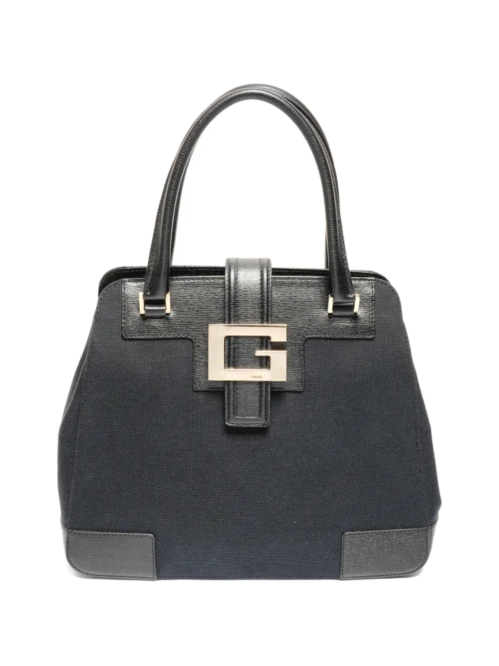 Gucci Pre-Owned 1990 canvas handbag - Nero