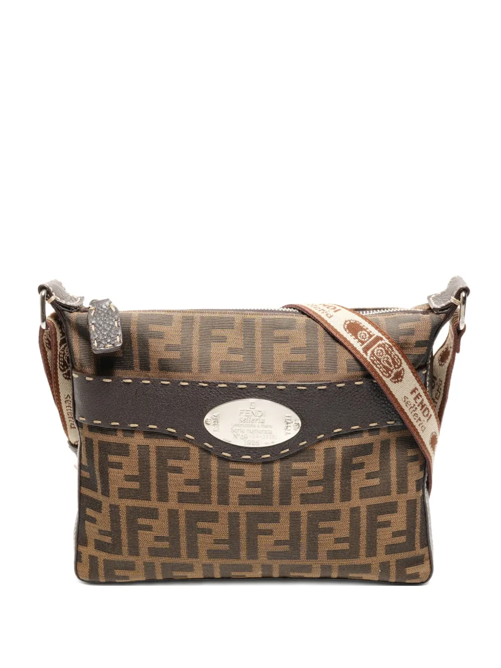 Fendi Pre-Owned 2000s zucca shoulder bag - Marrone