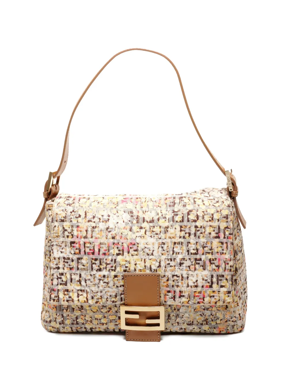 Fendi Pre-Owned 2015-2025 Mamma Baguette handbag - Toni neutri