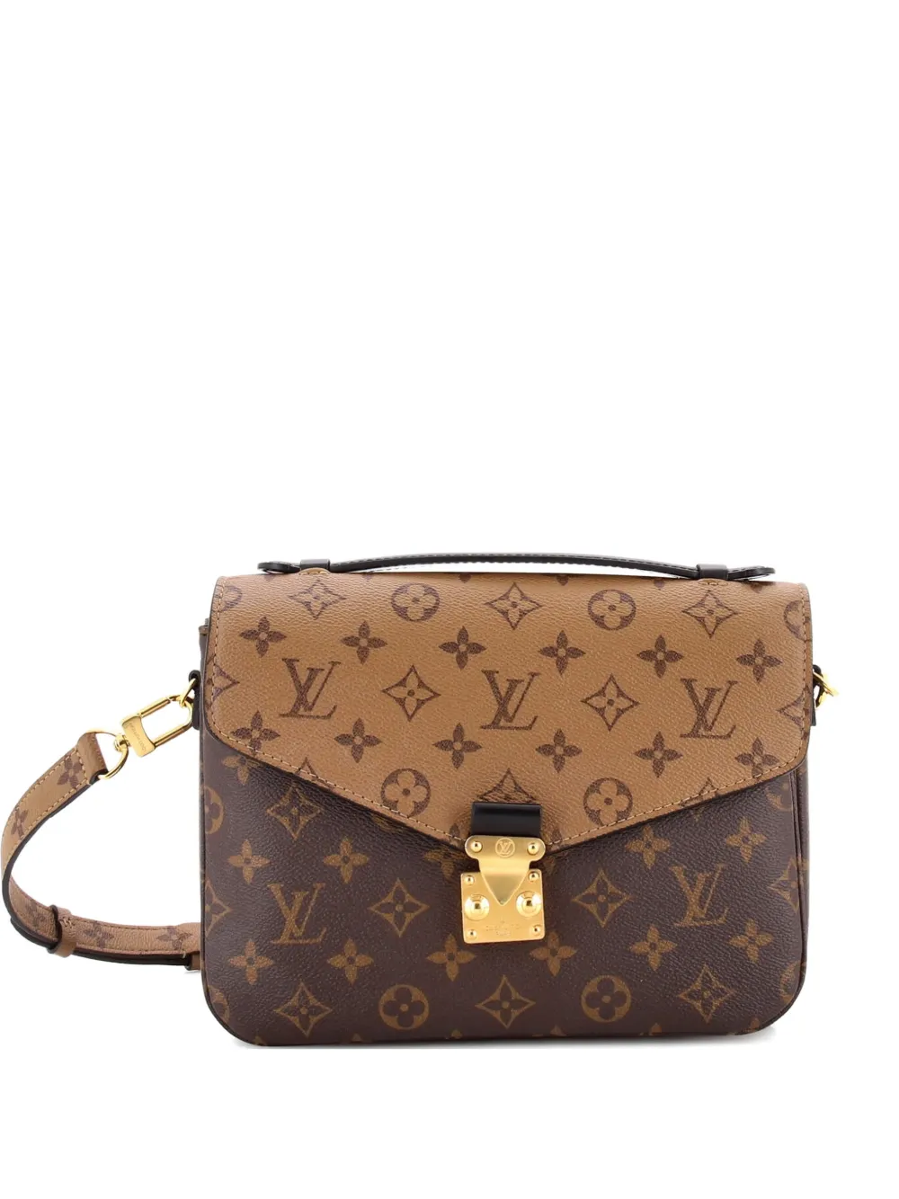 Louis Vuitton Pre-Owned Pochette Metis Reverse Monogram Canvas crossbody bag - Marrone
