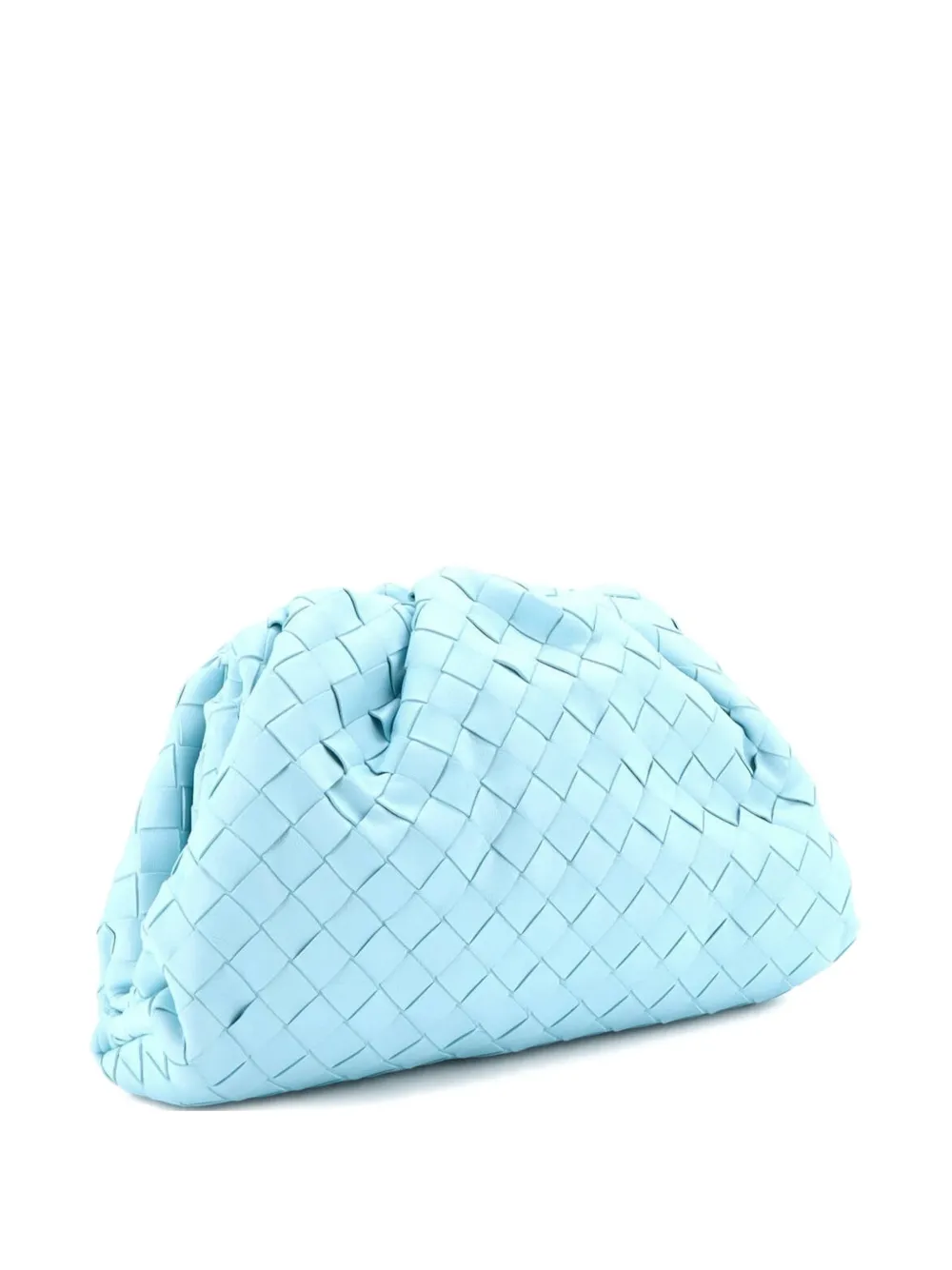 Bottega Veneta Pre-Owned The Pouch Intrecciato Nappa Teen crossbody bag - Blu