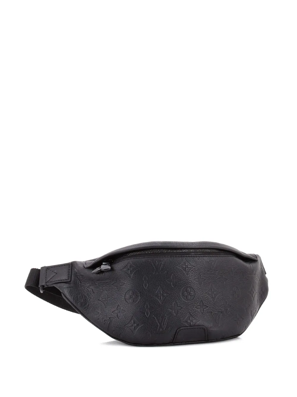 Louis Vuitton Pre-Owned Discovery Bumbag Monogram Shadow Leather PM belt bag - Nero