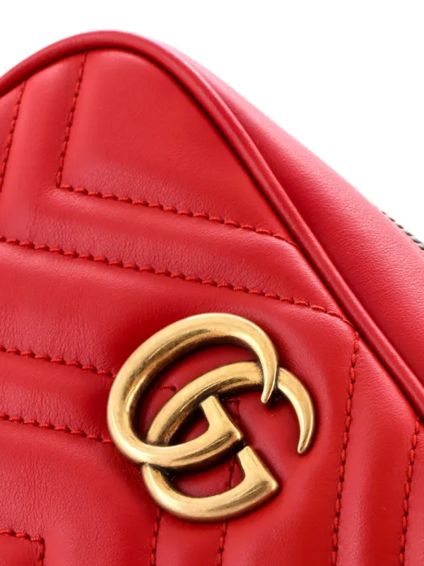 Gucci Pre-Owned GGマーモント ショルダーバッグ マテラッセ レザー