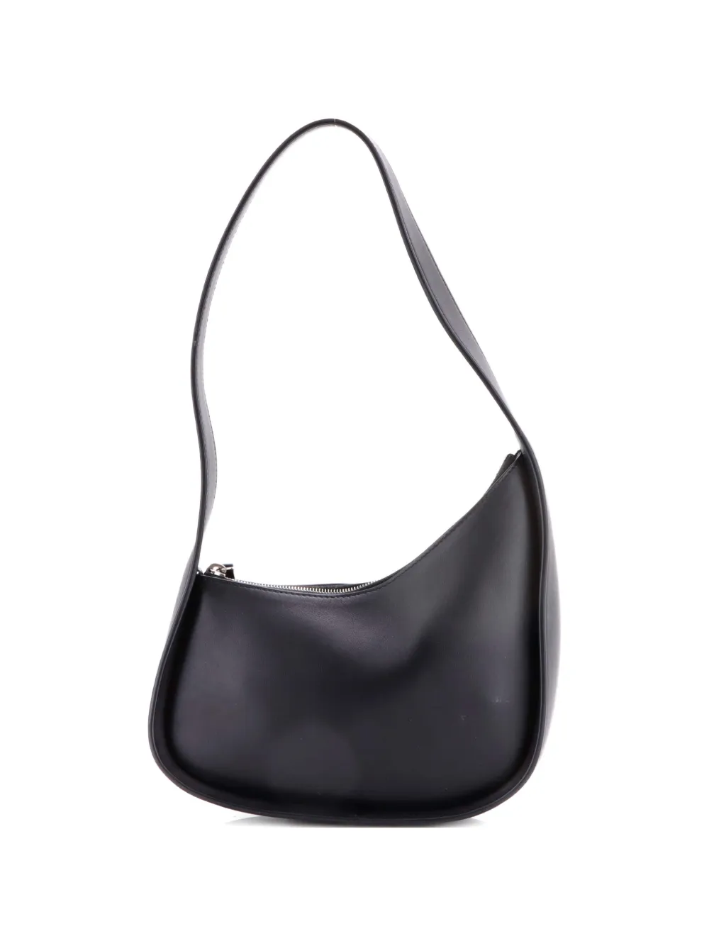 The Row Pre-Owned Half Moon Shoulder Bag Leather hobo bag - Nero