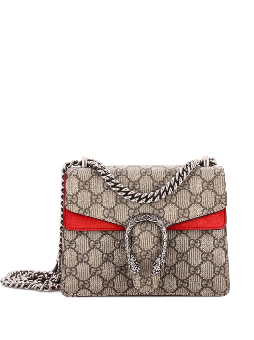 Gucci Pre-Owned Dionysus Bag GG Coated Canvas Mini crossbody bag - Marrone