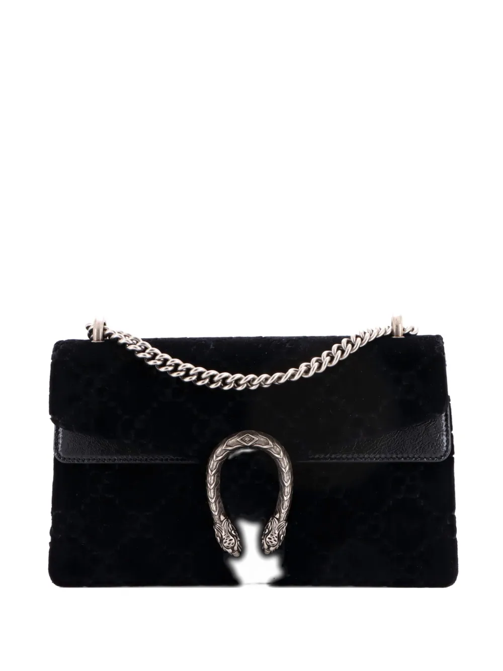 Gucci Pre-Owned Dionysus Bag GG Velvet Small shoulder bag - Nero