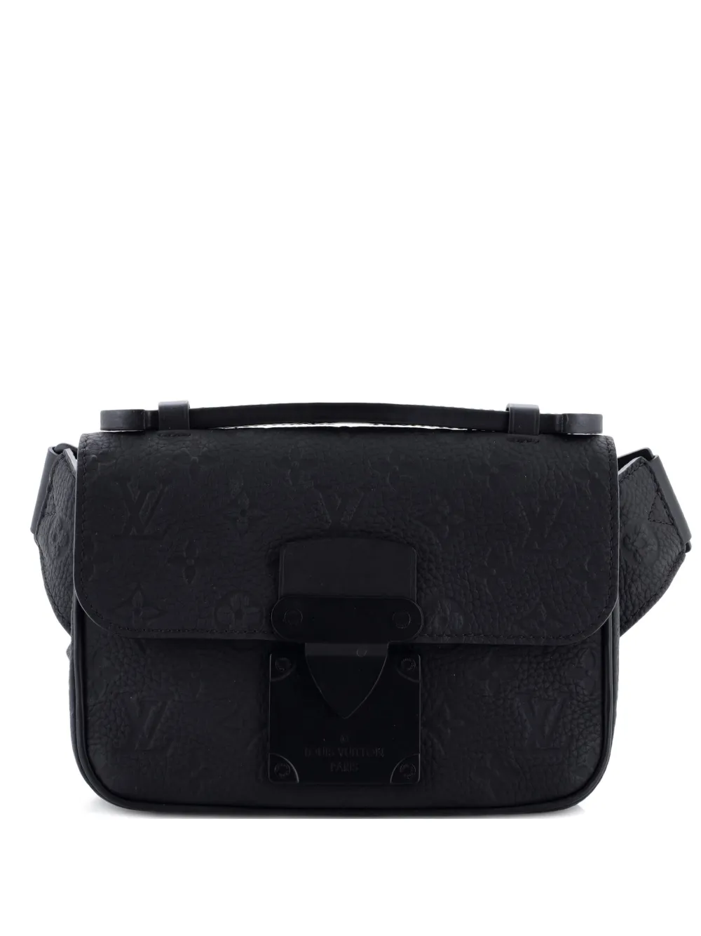 Louis Vuitton Pre-Owned S Lock Sling Bag Monogram Taurillon Leather crossbody bag - Nero