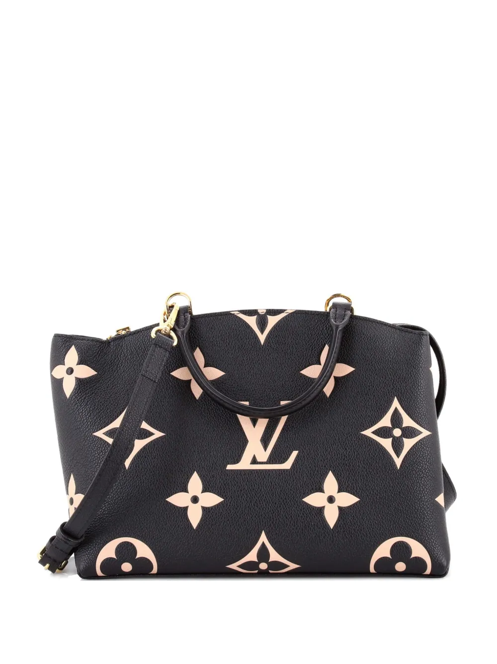 Louis Vuitton Pre-Owned Petit Palais Handbag Bicolor Monogram Empreinte Giant satchel - Nero