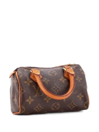 LOUIS VUITTON ブラウンのハンドバッグ／ショルダーバッグ Louis Vuitton Pre-Owned スピーディ ミニ HL ハンドバッグ モノグラム