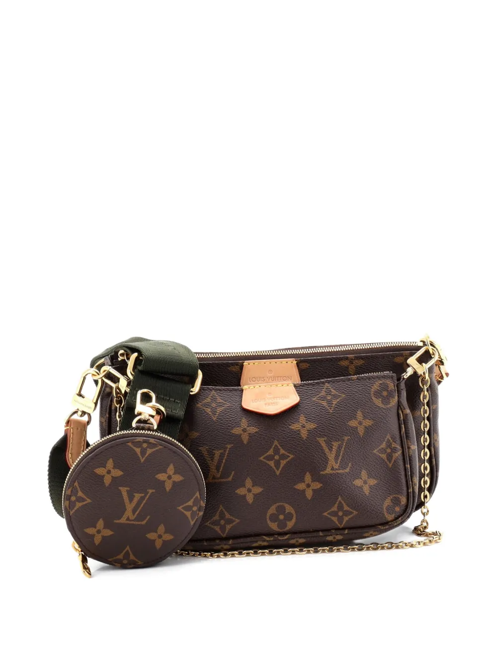 Louis Vuitton Pre-Owned Multi Pochette Accessoires Monogram Canvas crossbody bag - Marrone