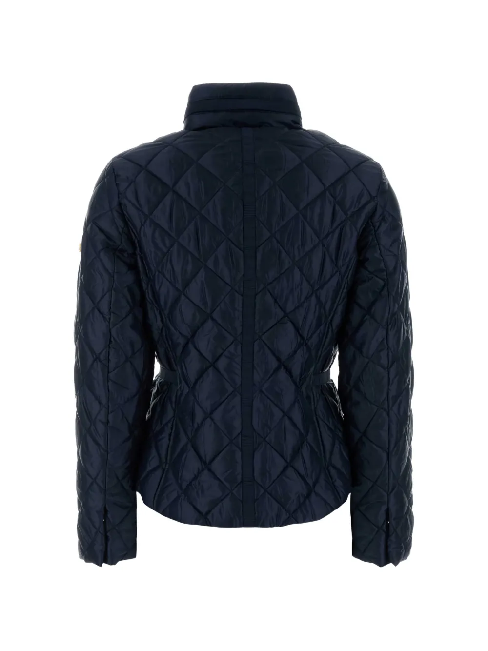  Michael Michael Kors Quilted Tie Jacket - Blue 