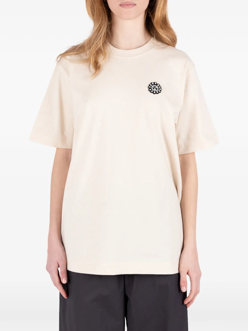 Société Anonyme T-shirt met applicatie Beige