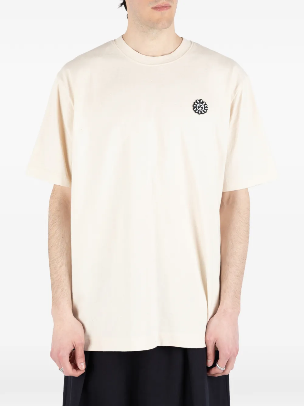 Société Anonyme T-shirt met applicatie Beige