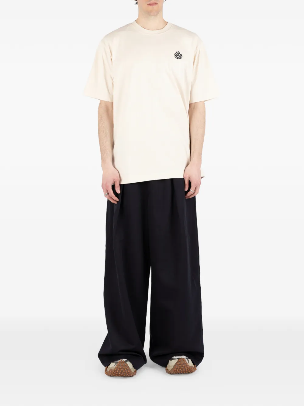 Société Anonyme T-shirt met applicatie Beige