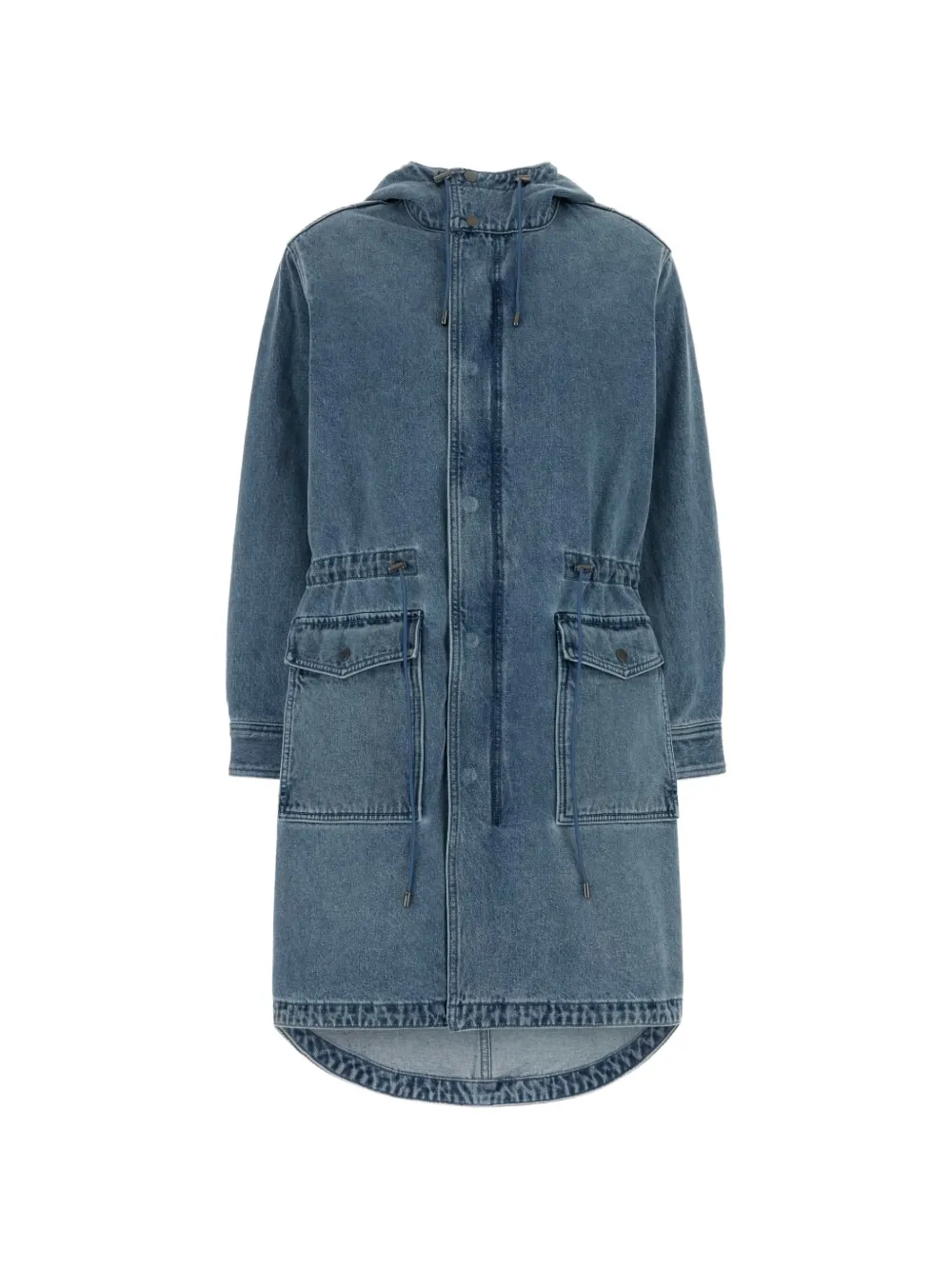 Michael Michael Kors cotton parka coat - Blu