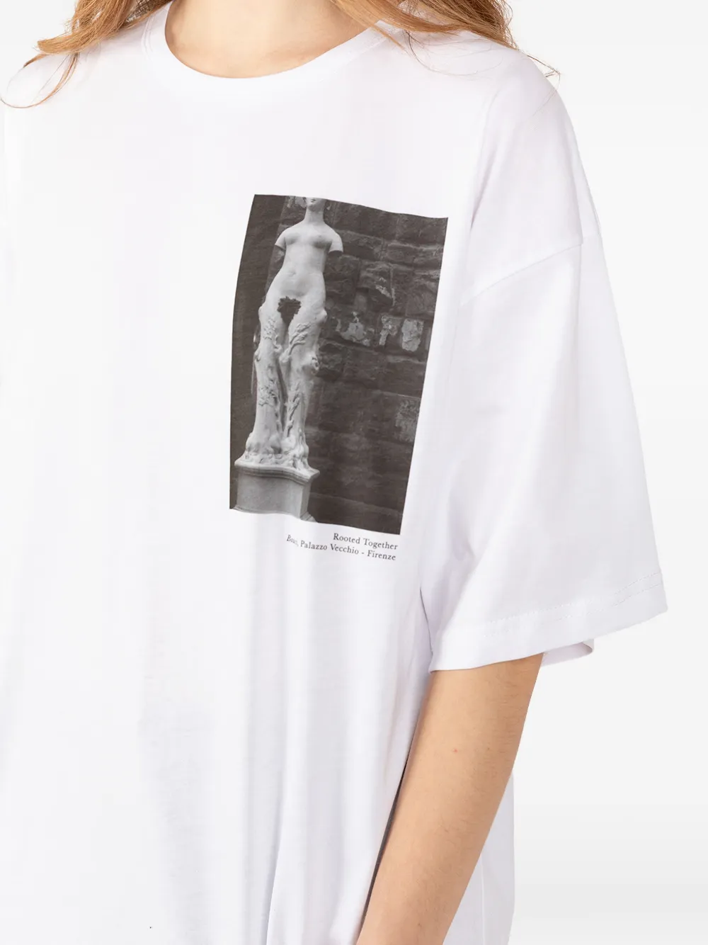 Société Anonyme Rooted Together T-shirt met print Wit