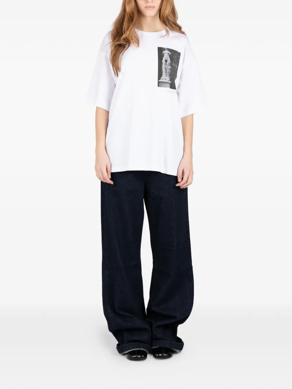 Société Anonyme Rooted Together T-shirt met print Wit