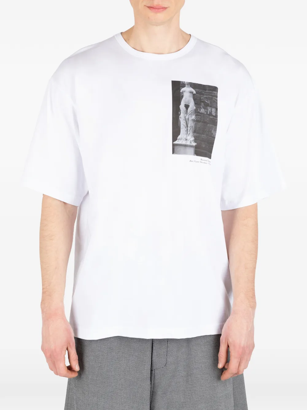 Société Anonyme Rooted Together T-shirt met print Wit