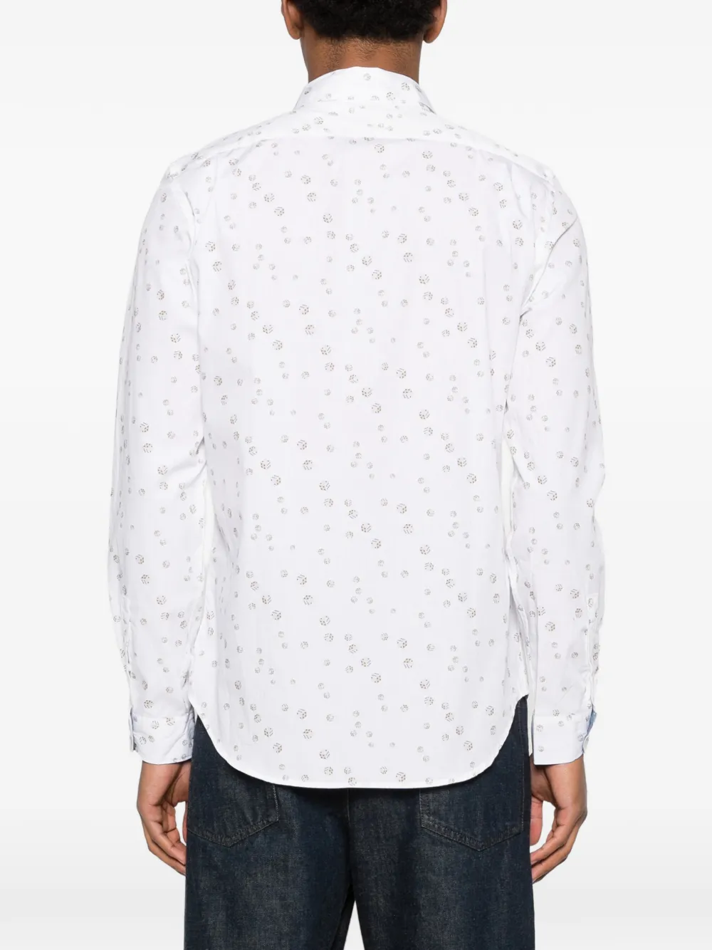 PS Paul Smith Overhemd met print Wit