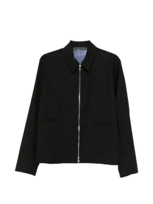 Paul Smith スエード ボンバージャケット | ブルー | FARFETCH JP