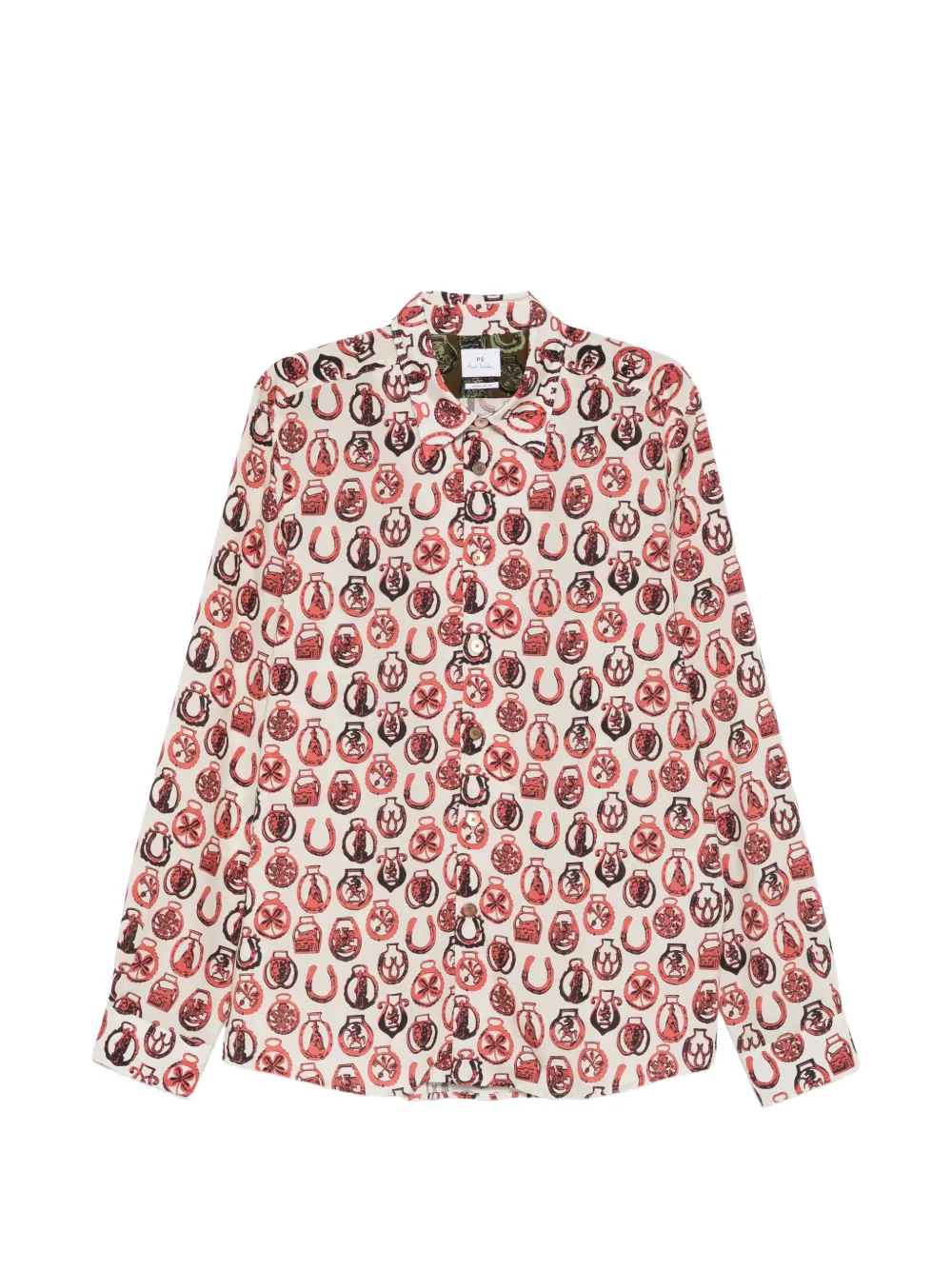 PS Paul Smith Camicia a fantasia - Toni neutri