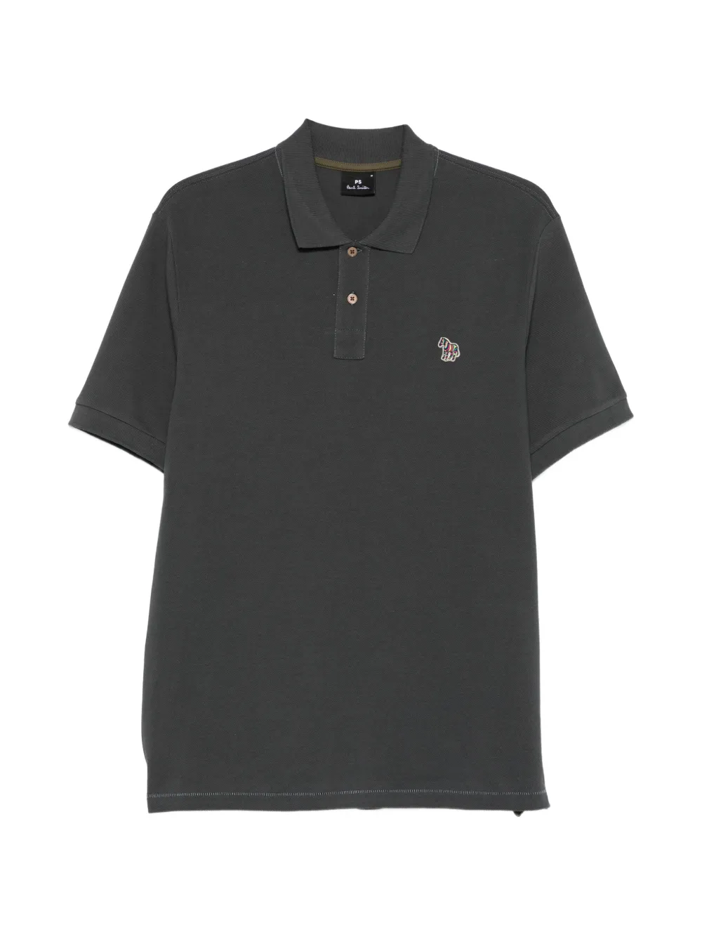PS Paul Smith Polo con applicazione zebra - Grigio