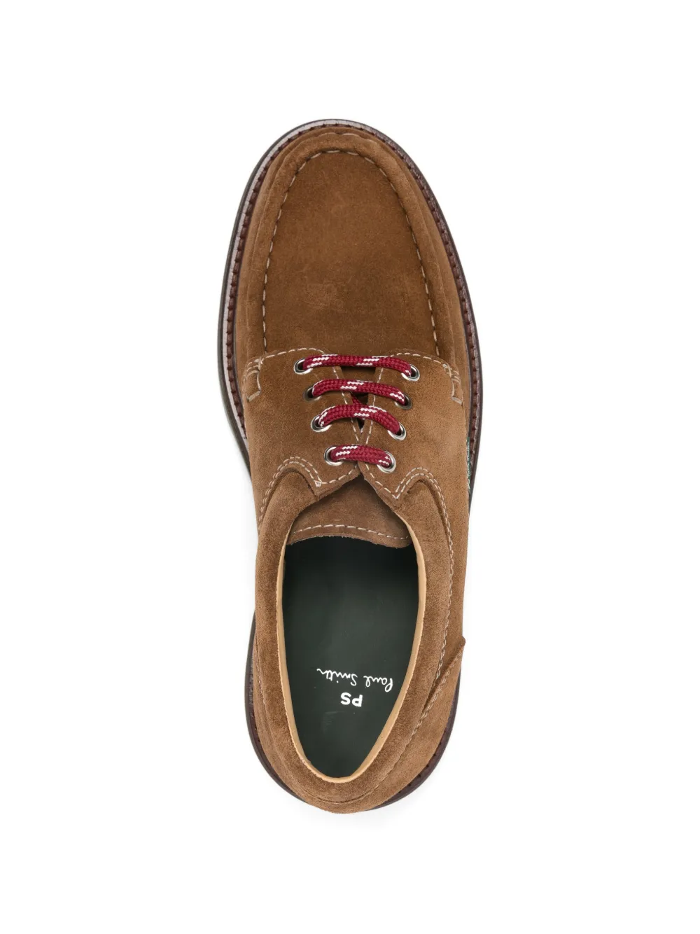 PS Paul Smith Rooster suède derby schoenen Bruin