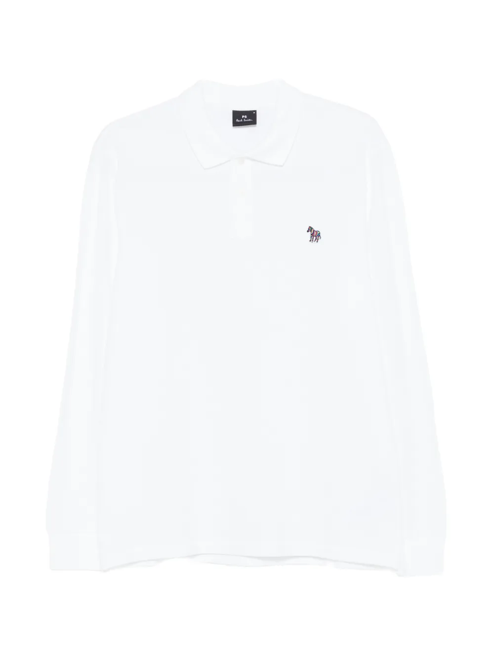 PS Paul Smith Polo con applicazione - Bianco