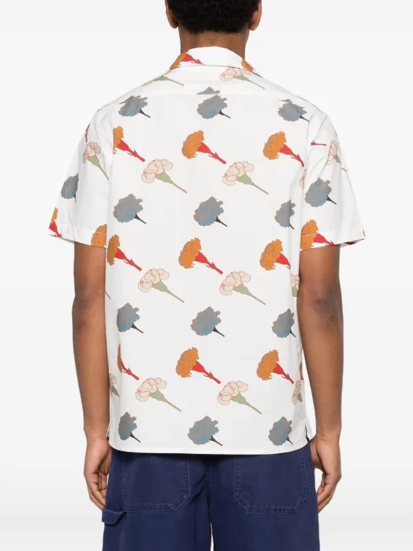 Paul Smith carnation-print Shirt | White | FARFETCH