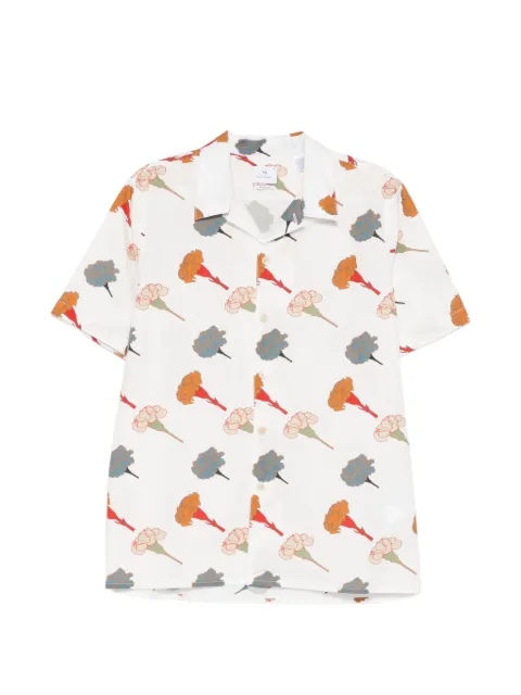 Paul Smith camisa con estampado de clavel
