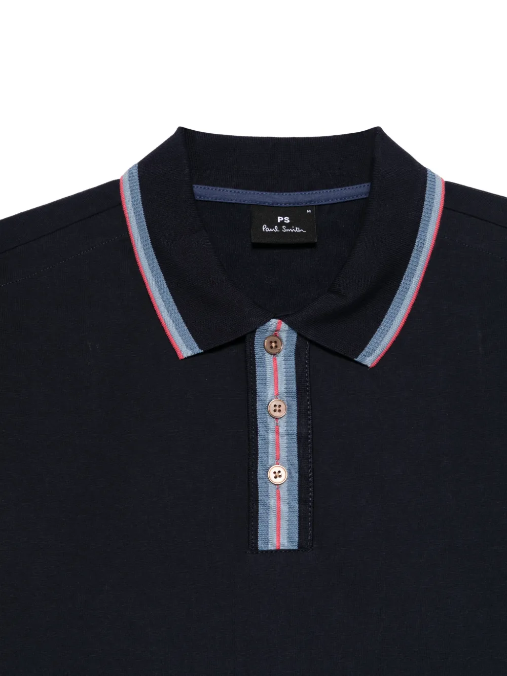 PS Paul Smith Gestreept poloshirt Blauw