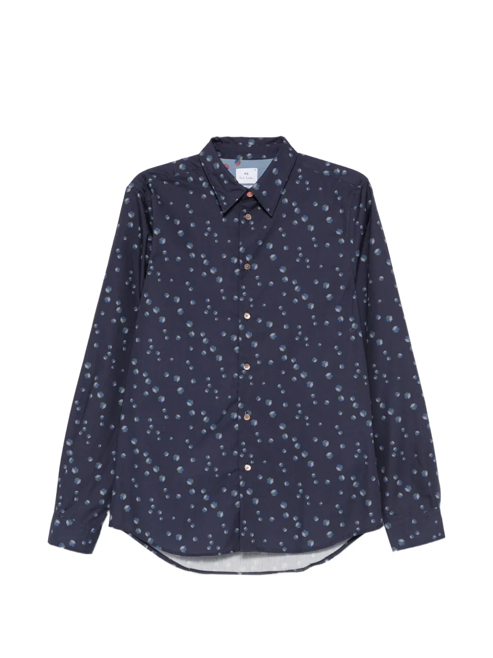 PS Paul Smith patterned shirt - Blau