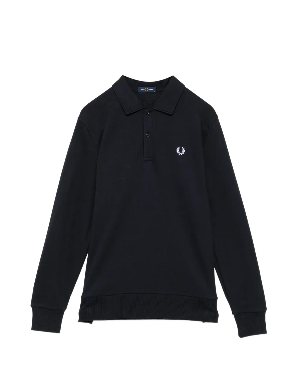 Fred Perry Felpa con colletto a contrasto - Blu