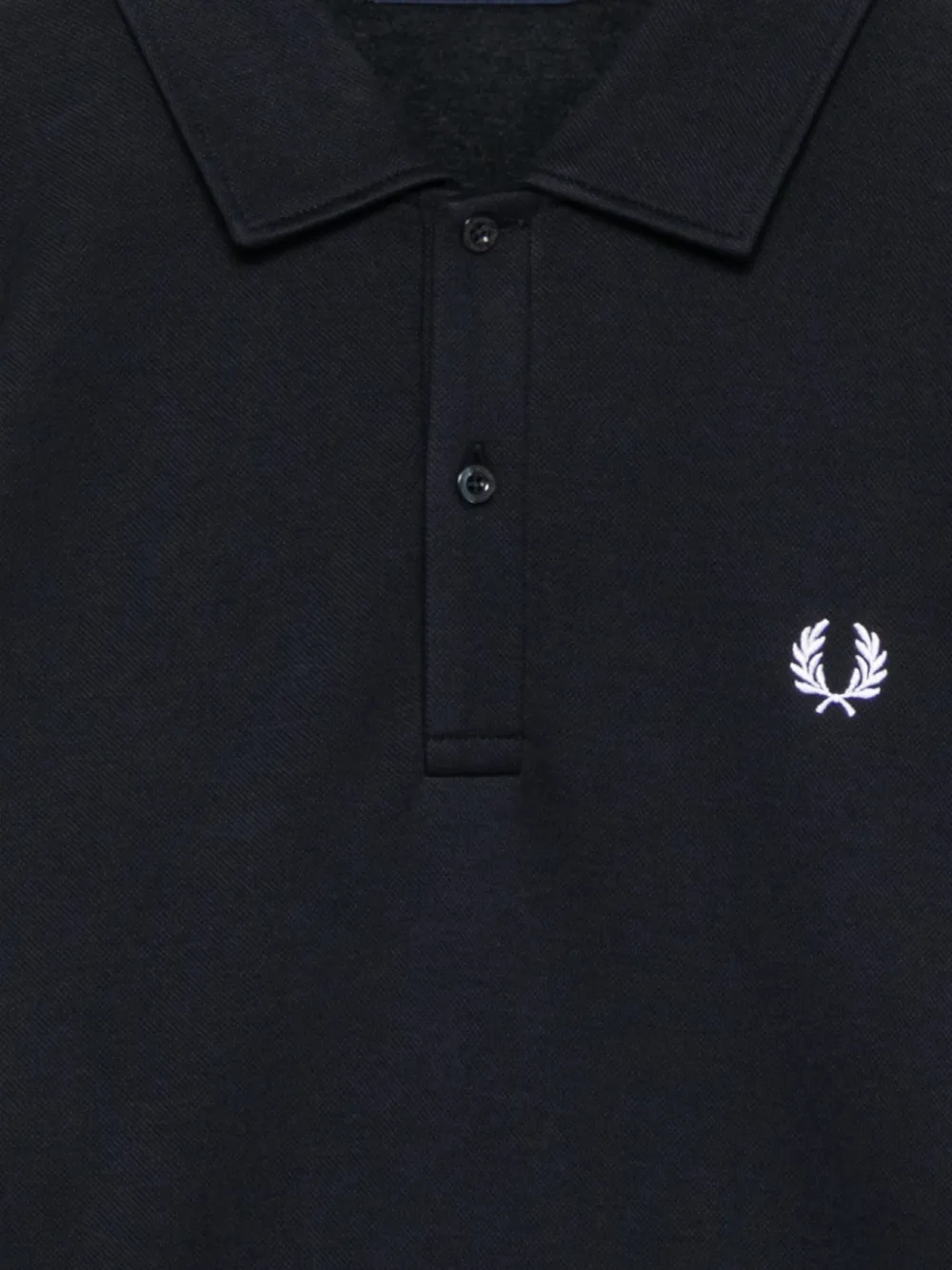  Fred Perry Panel Collared Sweatshirt - Blue 