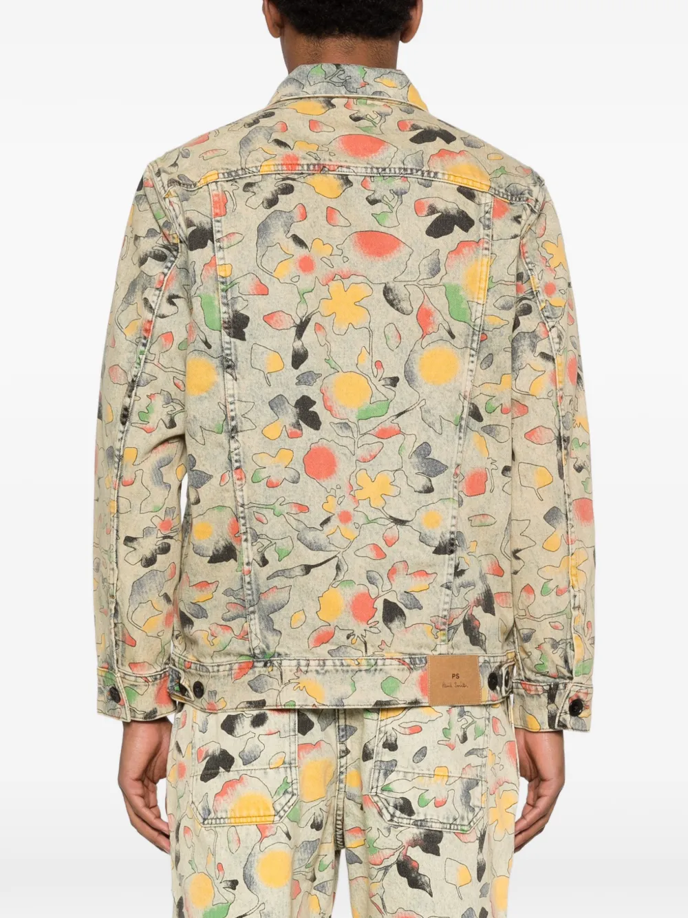 PS Paul Smith Jack met bloemenprint Beige