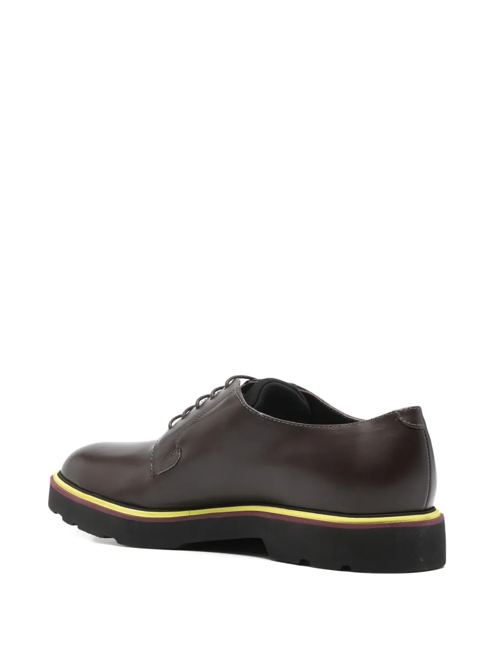 Paul Smith Ras leren derby schoenen Bruin