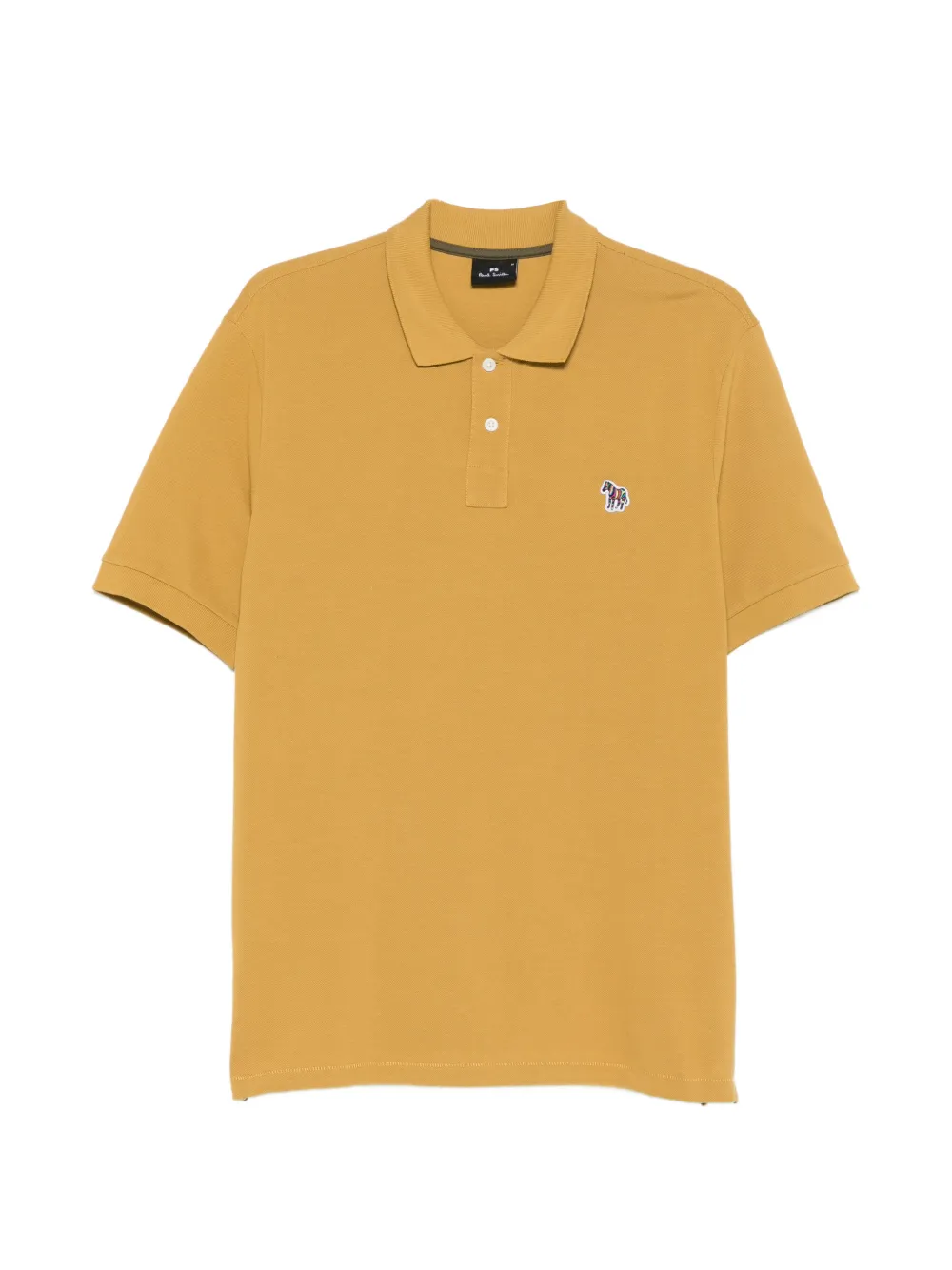 PS Paul Smith Polo con applicazione zebra - Giallo