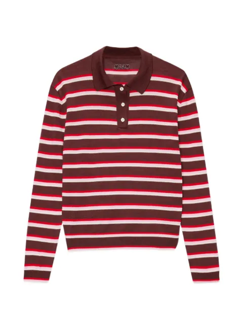 MSGM striped polo knitwear