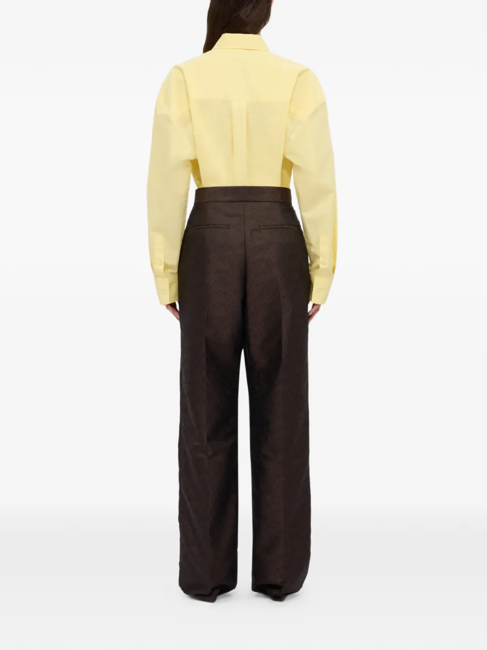MSGM Broek met patroon Bruin