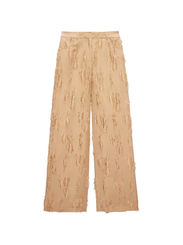 MSGM ダメージ パンツ | ニュートラル | FARFETCH JP
