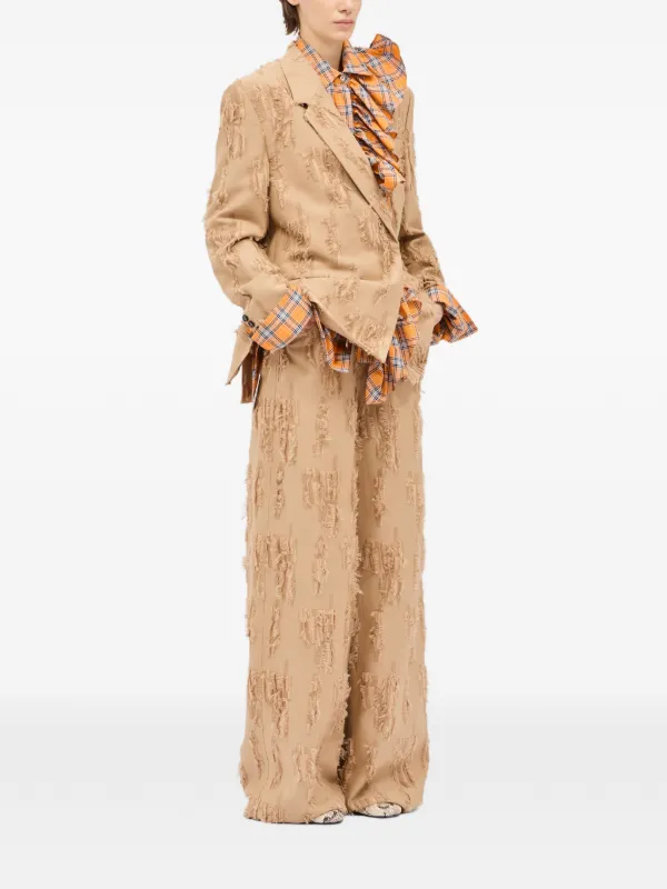 MSGM ダメージ パンツ | ニュートラル | FARFETCH JP