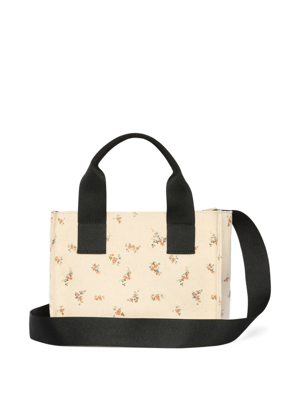  Msgm Floral-print Tote Bag - Neutrals 