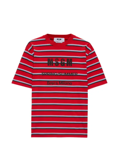 MSGM striped T-shirt
