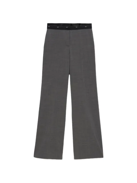 MSGM wide-leg waistband trousers
