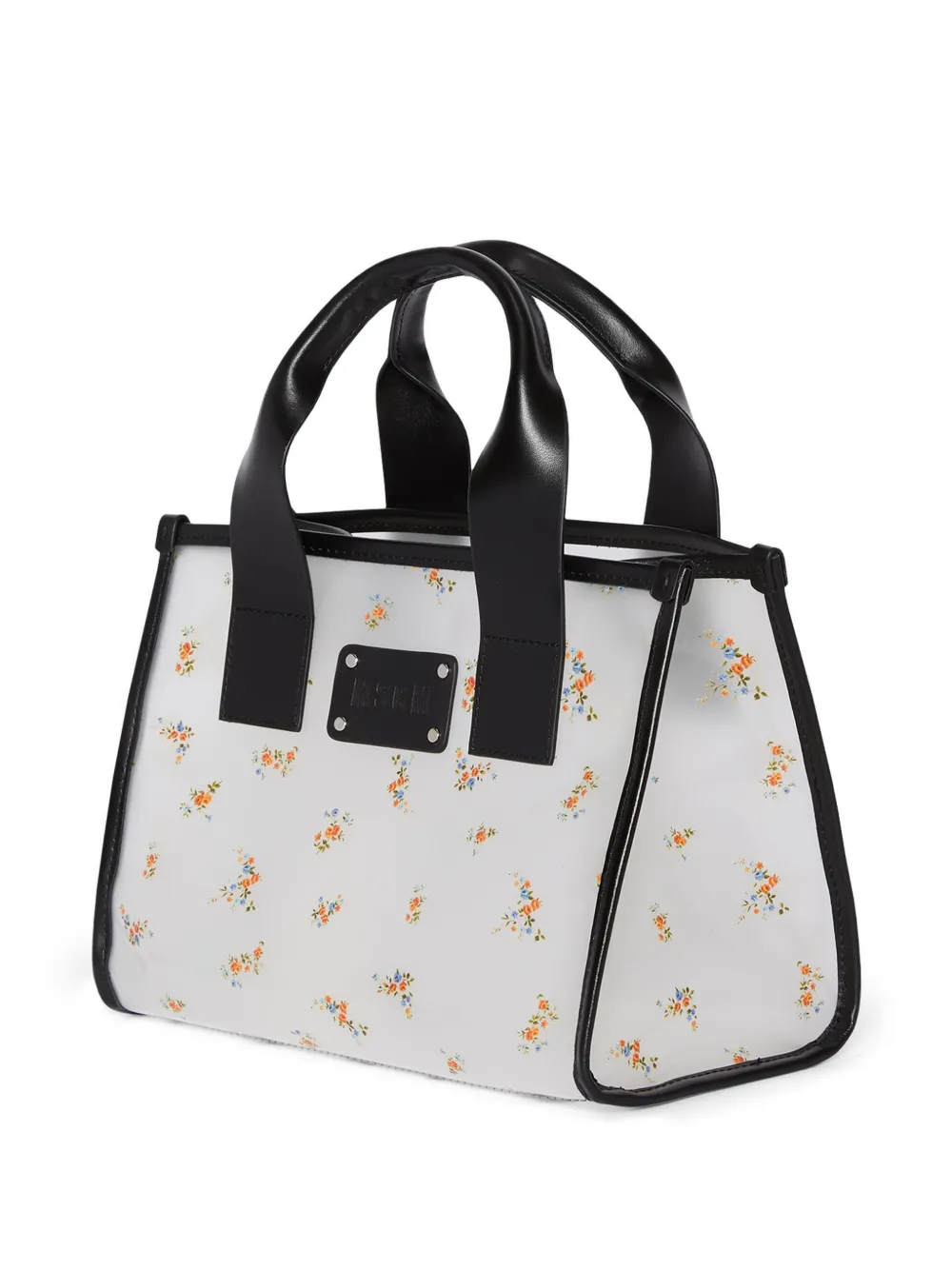 MSGM Shopper met bloemenprint Wit